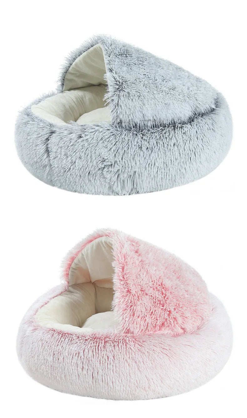 Autumn & Winter Soft Plush Pet Bed